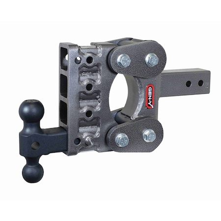 Gen-Y Hitch The BOSS TORSION-FLEX 2.5 Shank 5 Drop 1.1K TW 10K Hitch & GH-031 Dual-Ball GH-2314